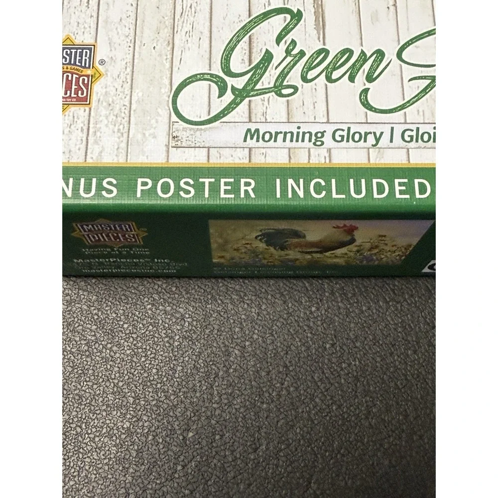 Master Pieces 2 EZ-Grip 300 Large Piece Jigsaw Puzzle Linen Complete Green Acres